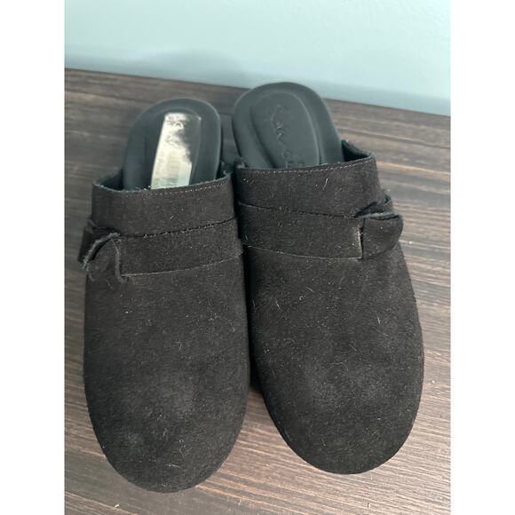 Splendid Women's Black suede clog great condition size 7.5 - Picture 1 of 9